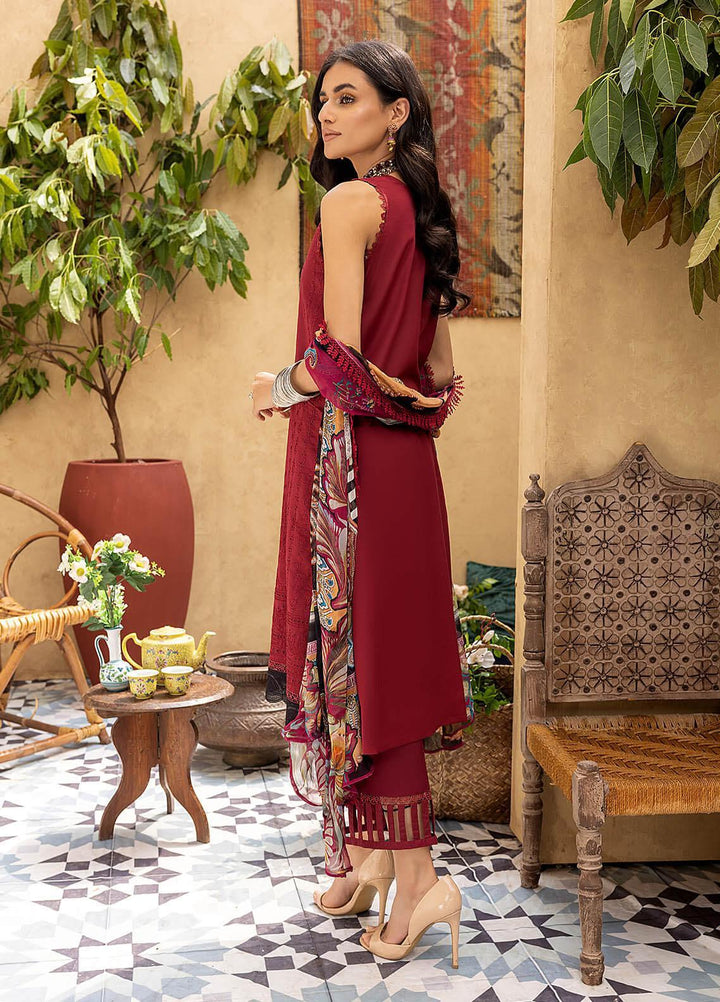 Kastoori By Awwal Embroidered Chikankari Lawn Suits Unstitched 3 Piece AW23K D-05 Sparkle - Summer Collection