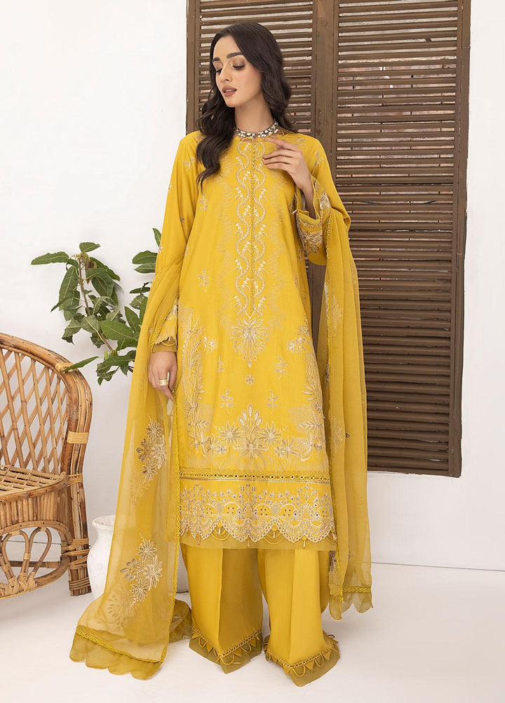 Kastoori By Awwal Embroidered Viscose Suits Unstitched 3 Piece AW23K-2 D-02 Grace - Winter Collection