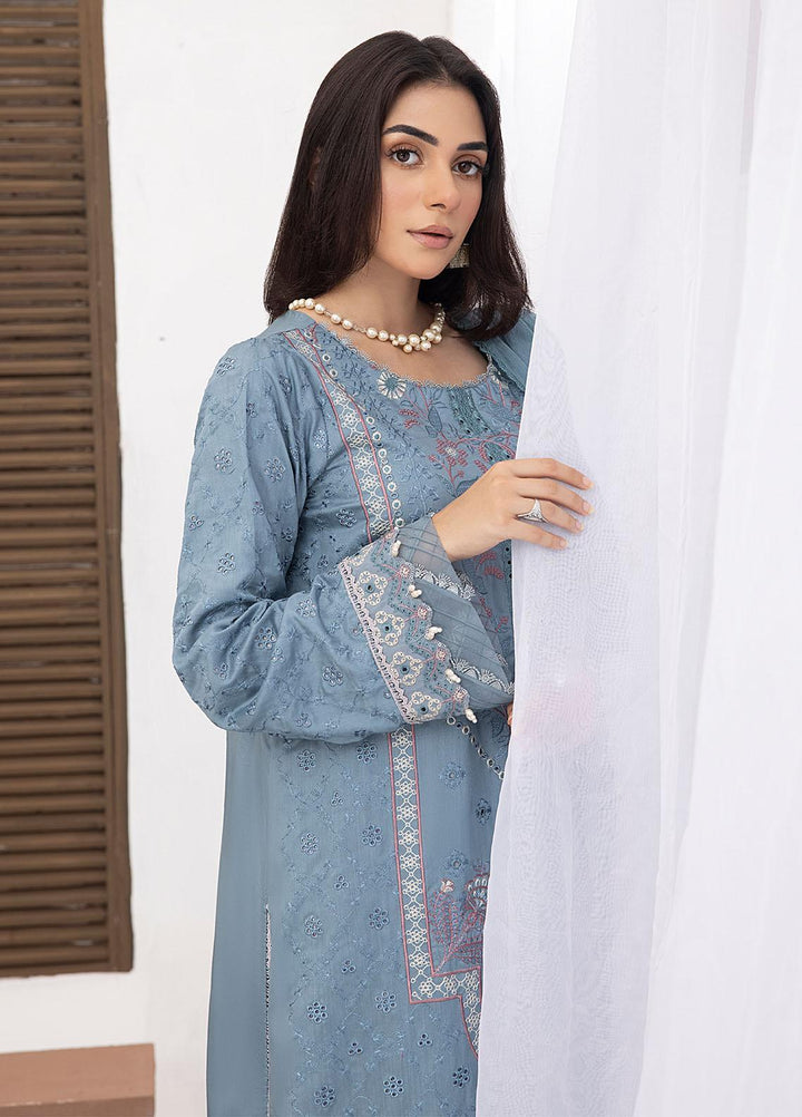 Kastoori By Awwal Embroidered Viscose Suits Unstitched 3 Piece AW23K-2 D-09 Phoenix - Winter Collection