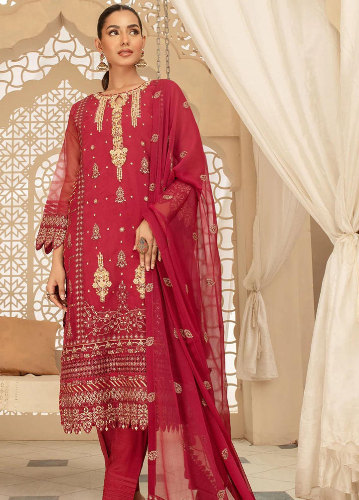 Shamooz Pret Embroidered Organza 3 Piece Suit SHM23K SEM-0506 Aatish