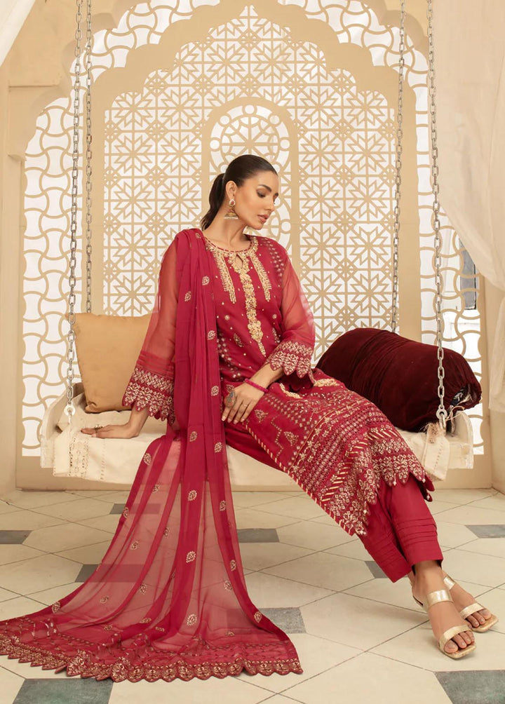 Shamooz Pret Embroidered Organza 3 Piece Suit SHM23K SEM-0506 Aatish