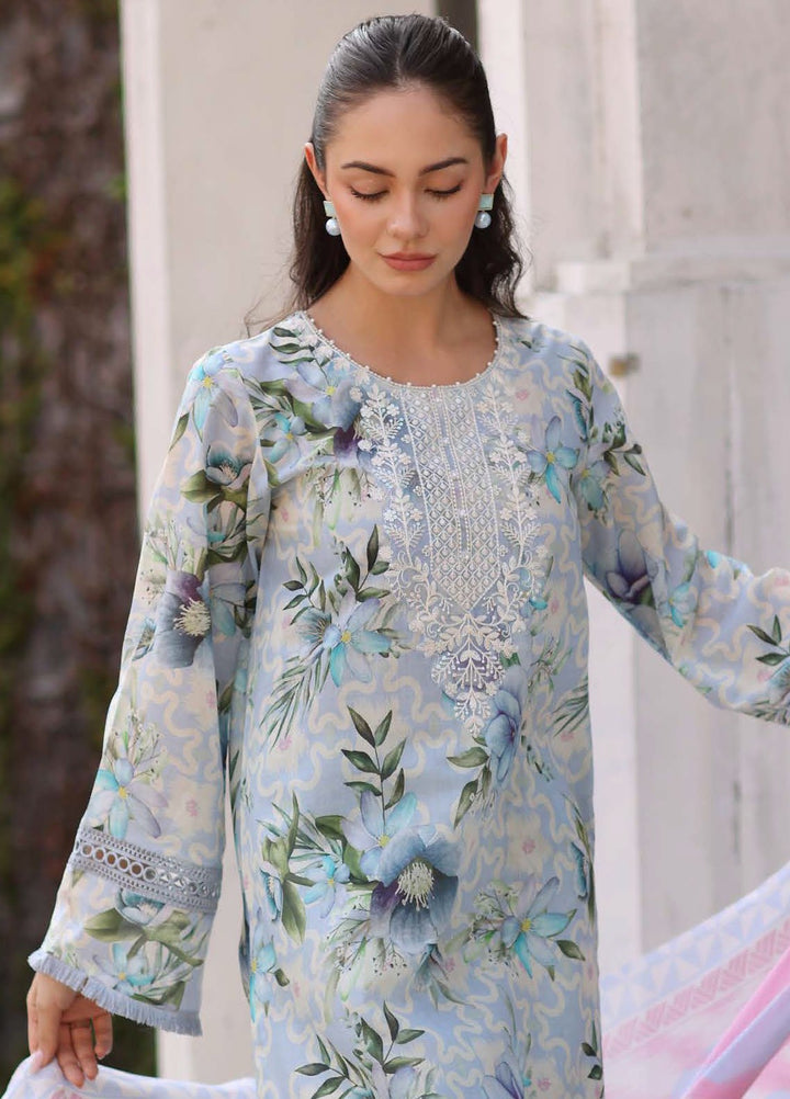 Kesariya by Riaz Arts Embroidered Lawn Suits Unstitched 3 Piece RA25KE KY-01 - Summer Collection