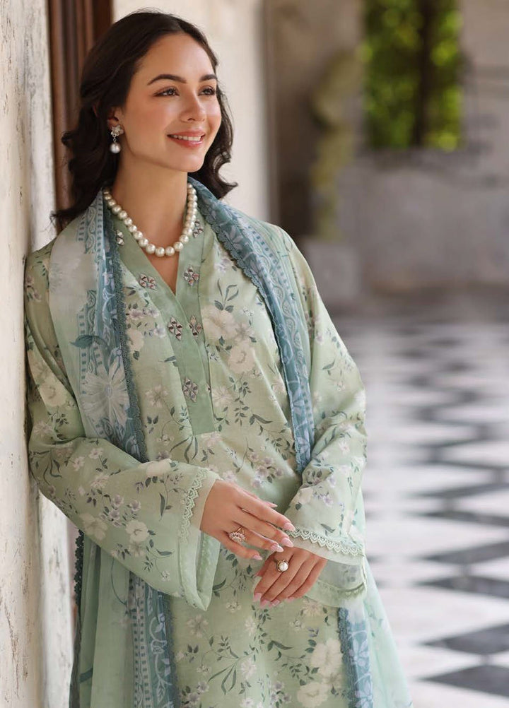 Kesariya by Riaz Arts Embroidered Lawn Suits Unstitched 3 Piece RA25KE KY-03 - Summer Collection