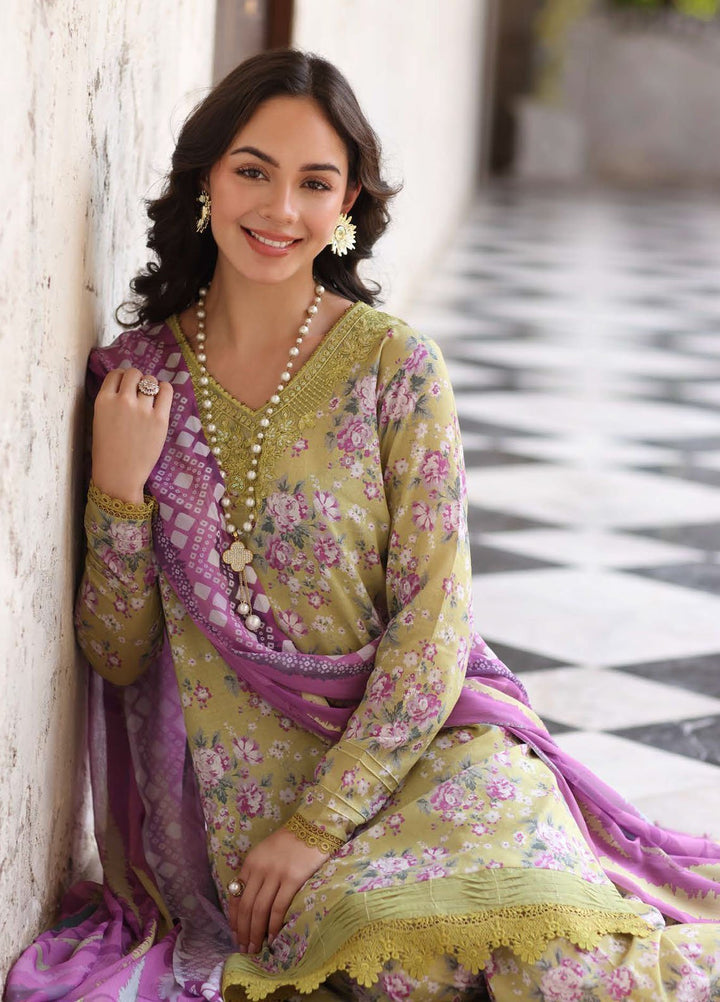 Kesariya by Riaz Arts Embroidered Lawn Suits Unstitched 3 Piece RA25KE KY-05 - Summer Collection