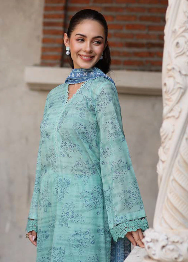 Kesariya by Riaz Arts Embroidered Lawn Suits Unstitched 3 Piece RA25KE KY-10 - Summer Collection