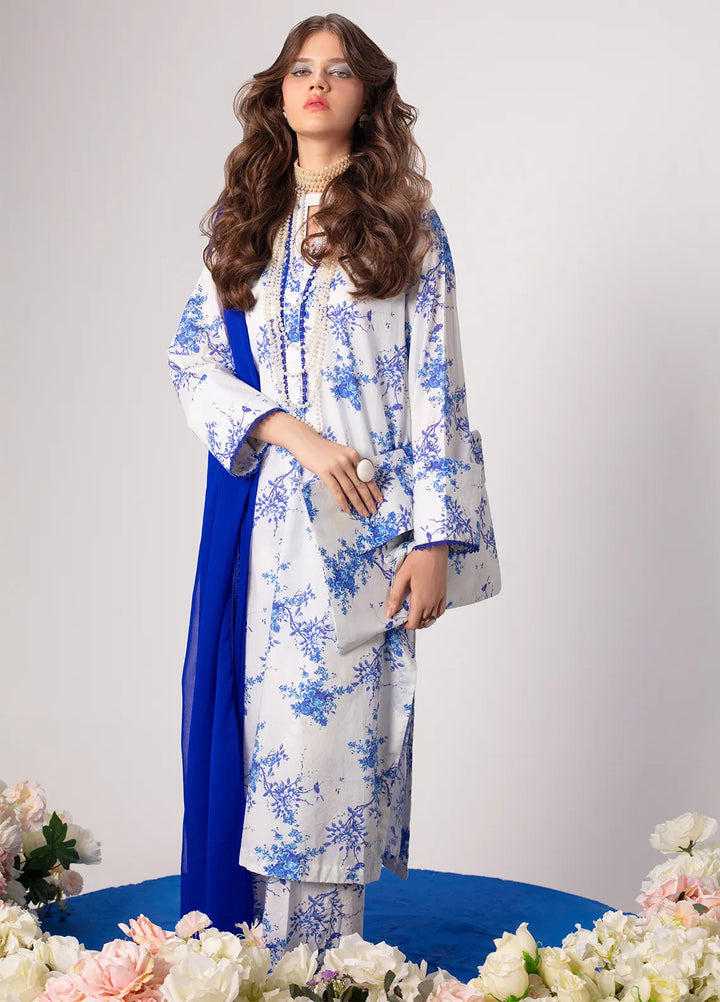 Kesori Pret Printed Cambric 3 Piece Suit Skyie
