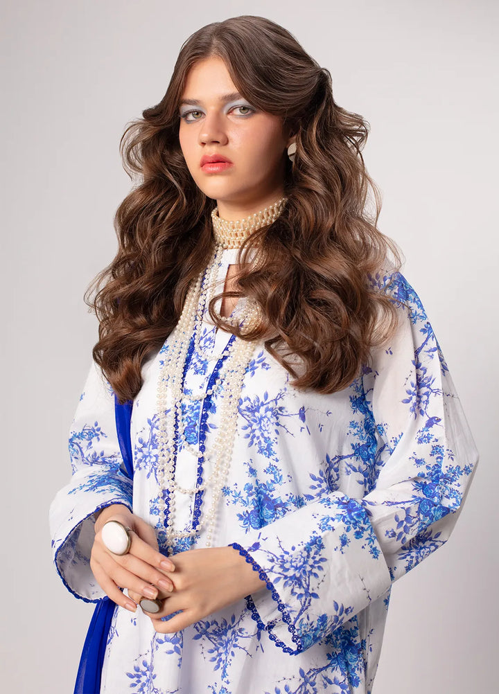 Kesori Pret Printed Cambric 3 Piece Suit Skyie