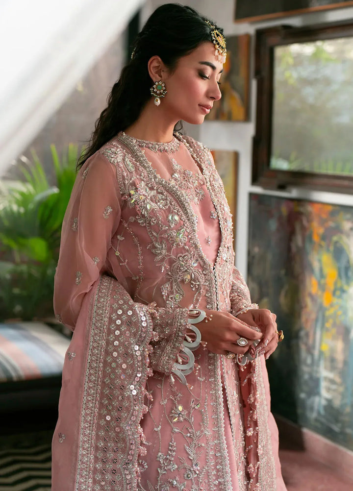 Khatoon By Eleshia Embroidered Organza Suit Unstitched 3 Piece ELS24K Nazneen - Luxury Collection