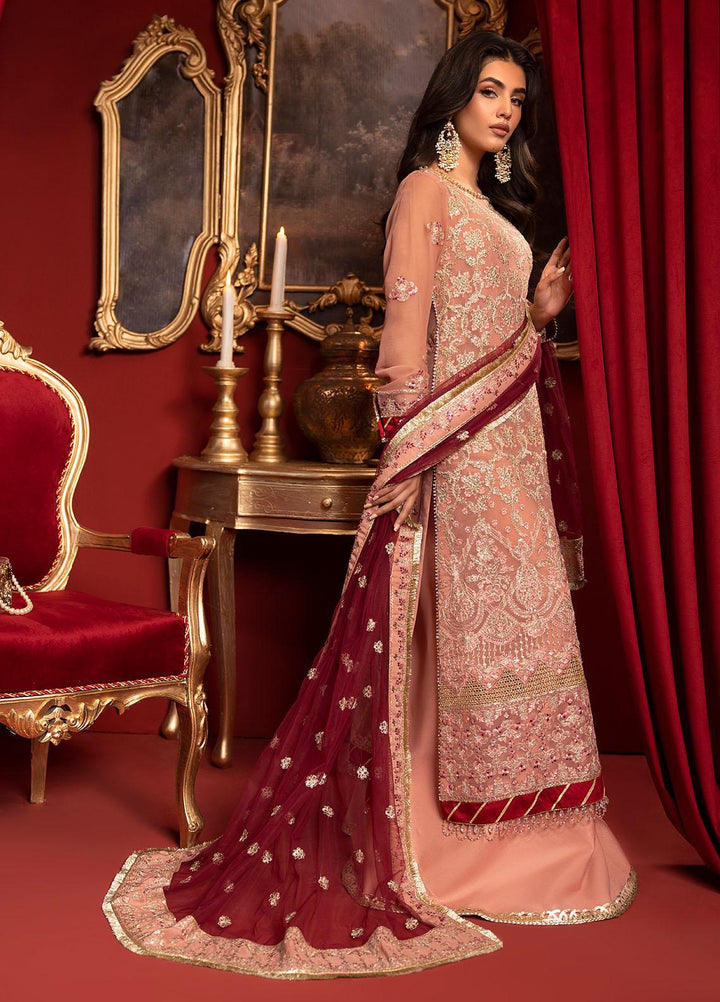 Khawab Deeda By Sahane Embroidered Chiffon Suits Unstitched 4 Piece SNE23KD KD-1101 Dutchess - Formal Collection