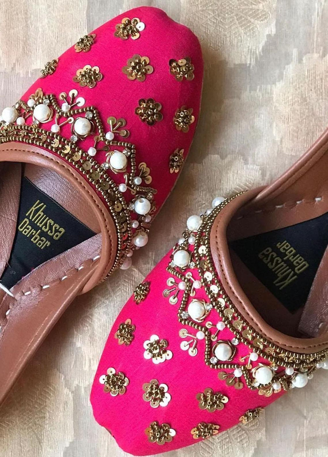 Khussa Darbar Festive Style   Khussa Zeenat (Pink)