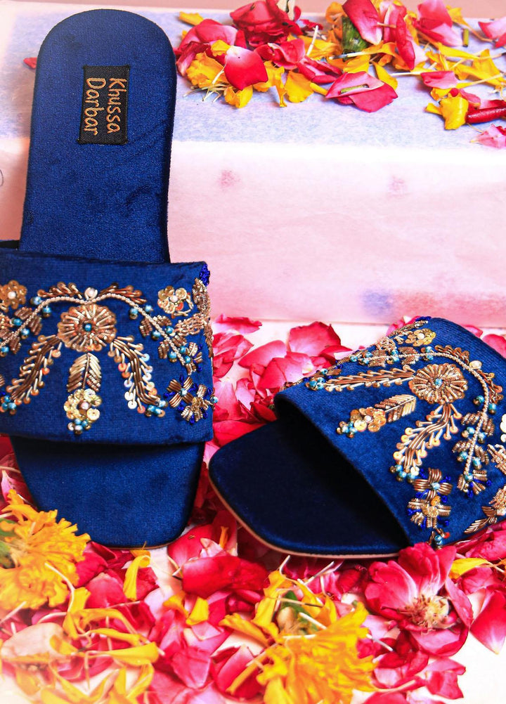 Khussa Darbar Festive Style Velvet  Khussa Cham Cham