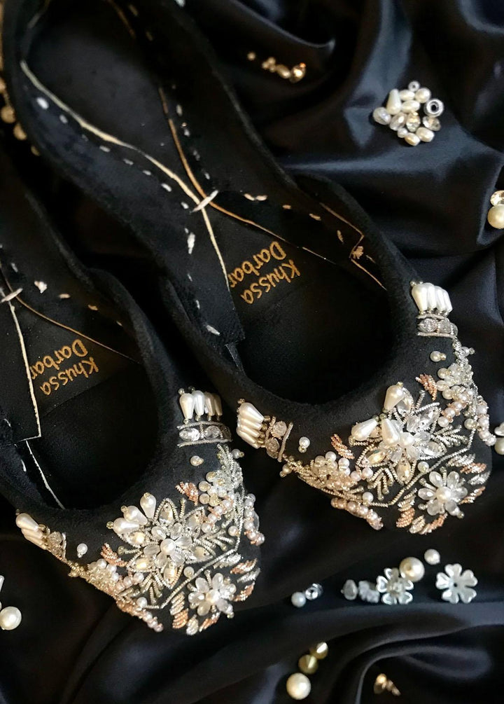 Khussa Darbar Festive Style Velvet  Khussa Gulab Jamun