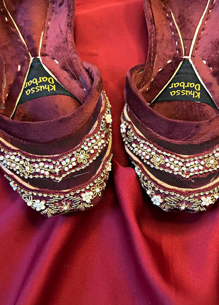 Khussa Darbar Festive Style Velvet  Khussa Imarti