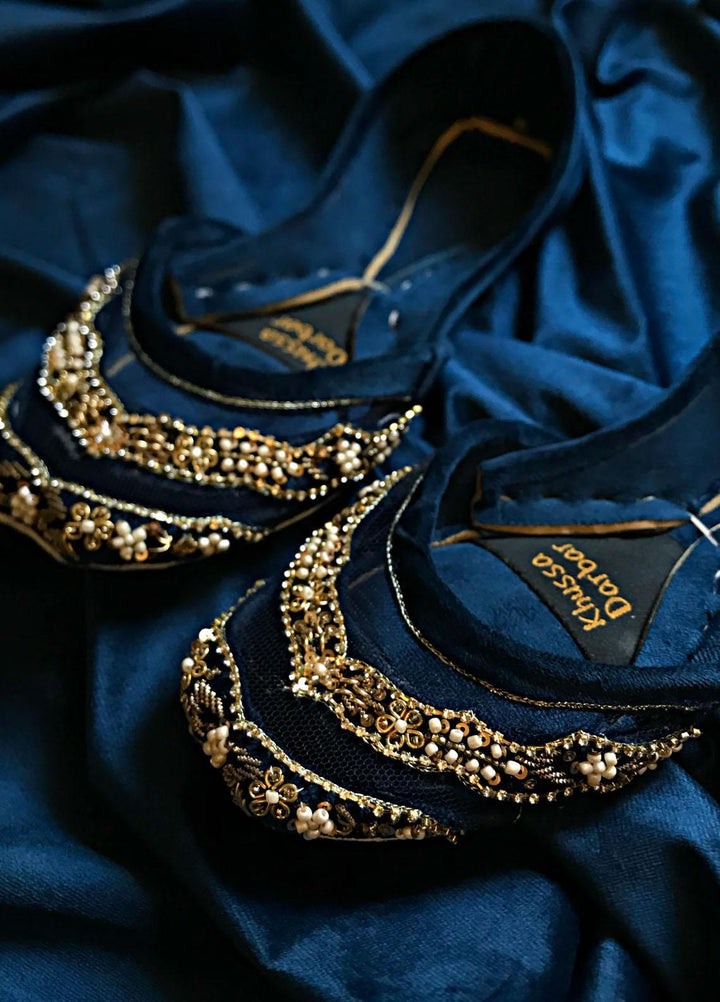 Khussa Darbar Festive Style Velvet  Khussa Kaju Katli