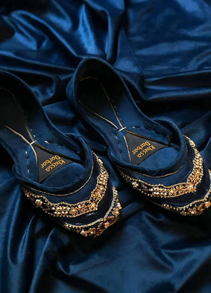 Khussa Darbar Festive Style Velvet  Khussa Kaju Katli