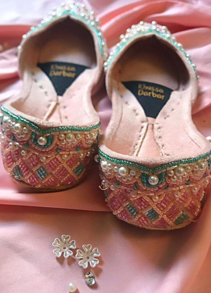 Khussa Darbar Festive Style Velvet  Khussa Rasgulla