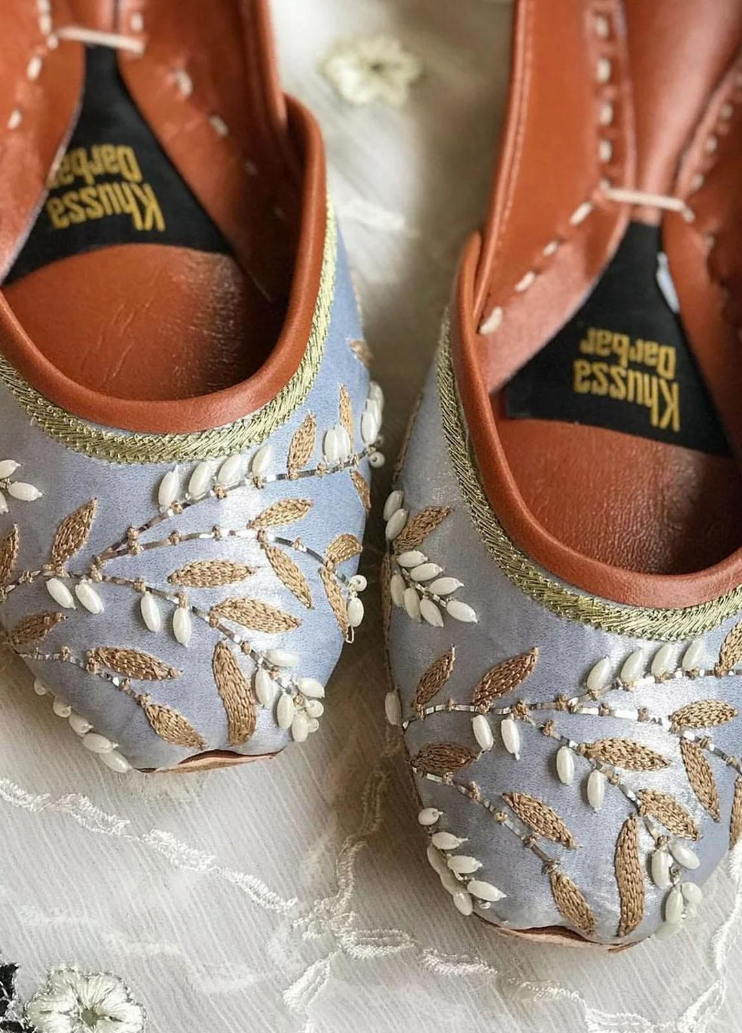 Khussa Darbar Festive Style   Khussa Shabnam (Silver)