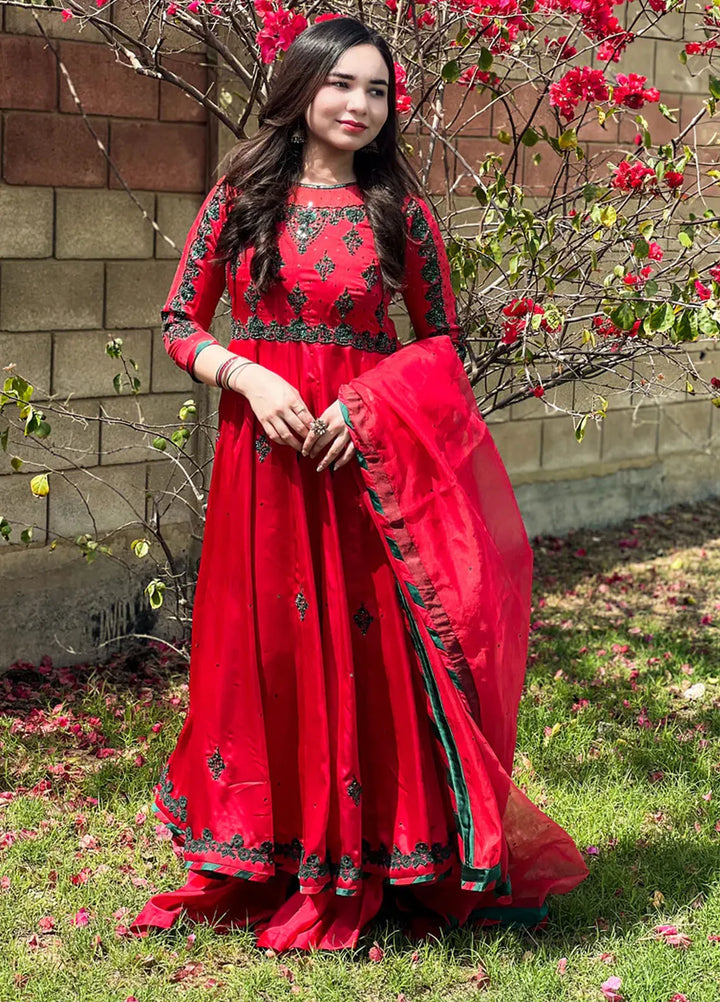 Khuwab by Kazma Pret Embroidered Charmeuse Silk 3 Piece Suit Inabi