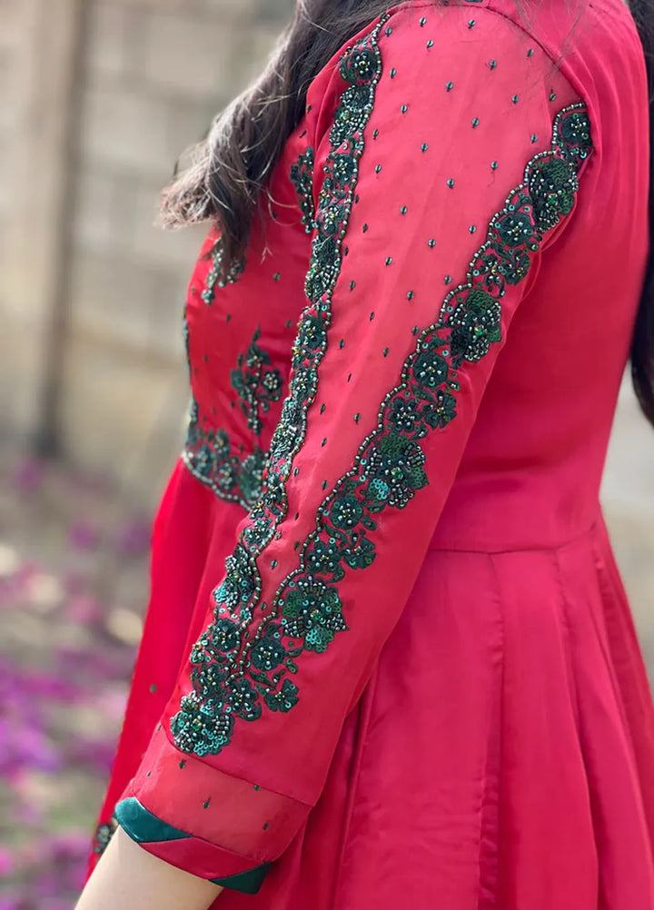 Khuwab by Kazma Pret Embroidered Charmeuse Silk 3 Piece Suit Inabi