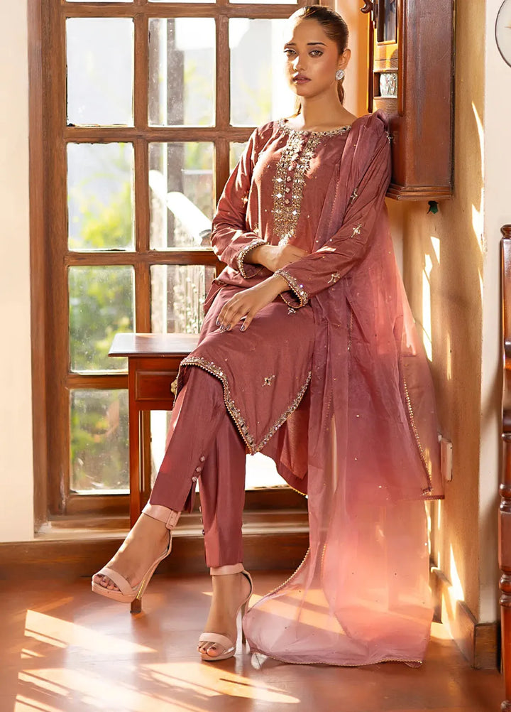 Khuwab by Kazma Pret Embroidered Cotton Silk 3 Piece Suit CE-002