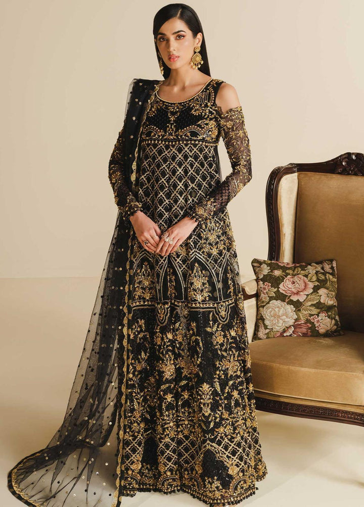 Khwaab By Maryum N Maria Embroidered Net Suits Unstitched 3 Piece MNM22K Heroine (MFG-0023) - Luxury Collection