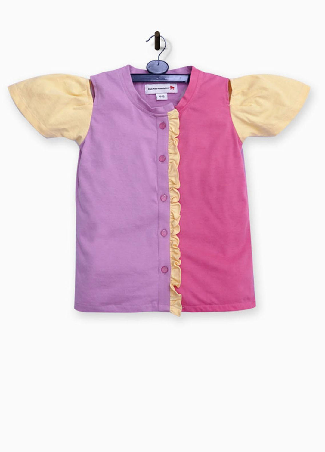 Kids Polo Cotton Jersey Fancy Girls Shirts - GJSK20205
