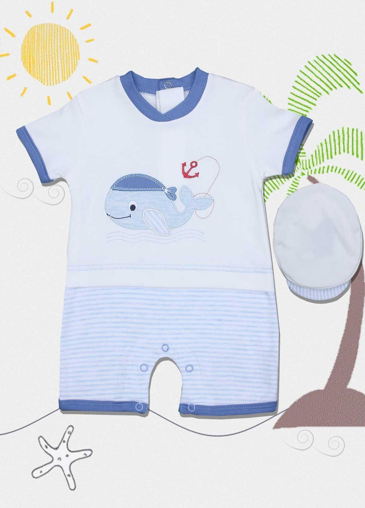 Sanaulla Exclusive Range Cotton Fancy Romper for Kids -  1091 White1