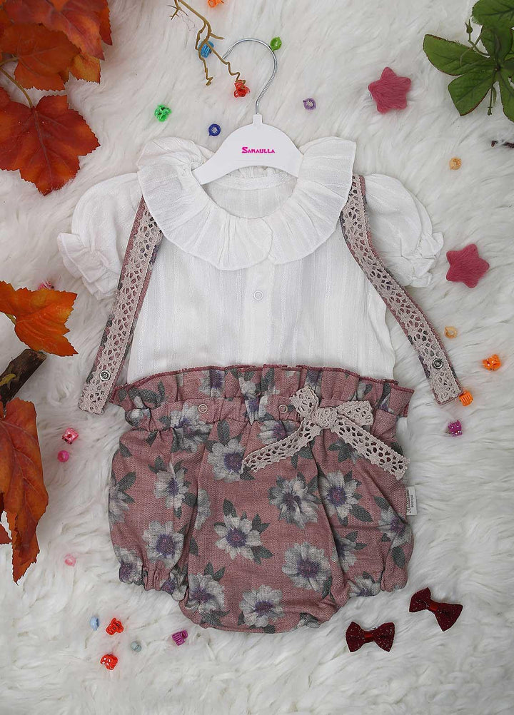 Sanaulla Exclusive Range Cotton  Rompers for Kids -  1860 Pink