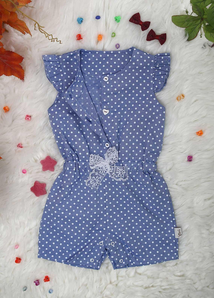 Sanaulla Exclusive Range Cotton  Kids Rompers -  221053 Light Blue