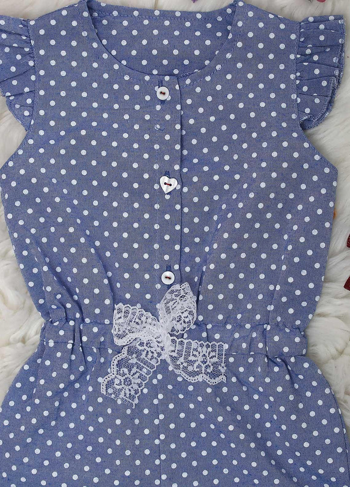 Sanaulla Exclusive Range Cotton  Kids Rompers -  221053 Light Blue