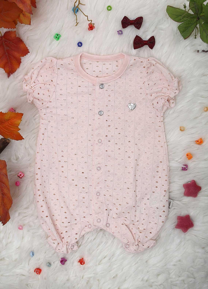 Sanaulla Exclusive Range Cotton  Rompers for Kids -  236201 Pink