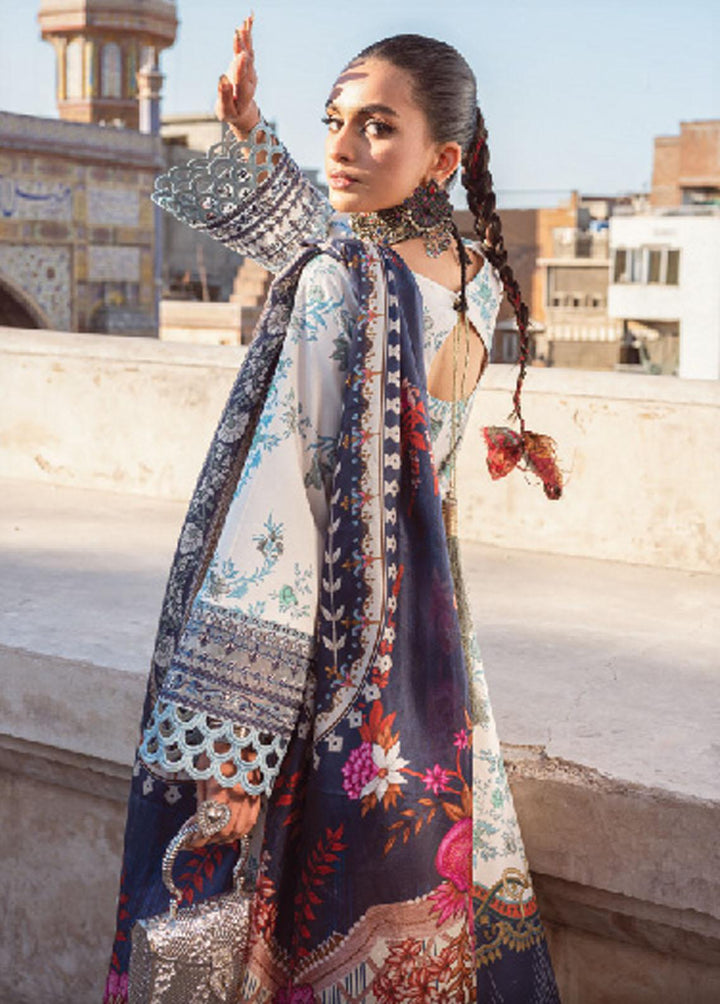 Kinaar by Shiza Hassan Embroidered Lawn Suits Unstitched 3 Piece SH23K SHZ-03 Amber - Summer Collection