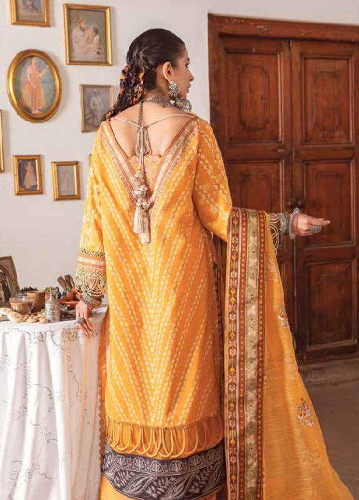 Kinaar by Shiza Hassan Embroidered Lawn Suits Unstitched 3 Piece SH23K SHZ-04 Kantha - Summer Collection