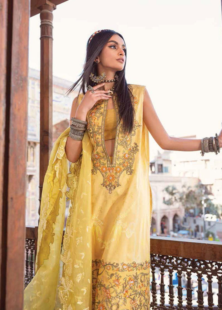 Kinaar by Shiza Hassan Embroidered Lawn Suits Unstitched 3 Piece SH23K SHZ-05 Amira - Summer Collection