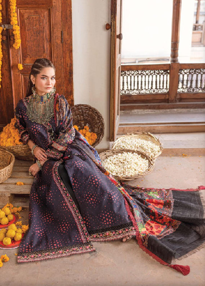 Kinaar by Shiza Hassan Embroidered Lawn Suits Unstitched 3 Piece SH23K SHZ-08 Rang Rasiya - Summer Collection