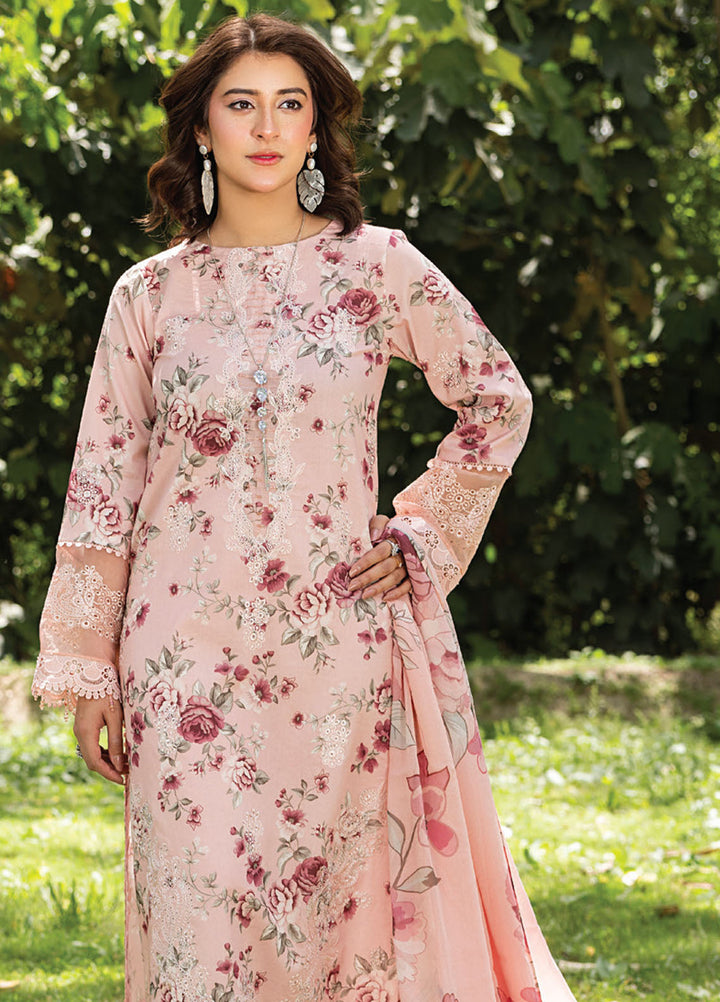 Koel by Humdum Chikankari Lawn Suits Unstitched 3 Piece HD25KC D-10 - Summer Collection