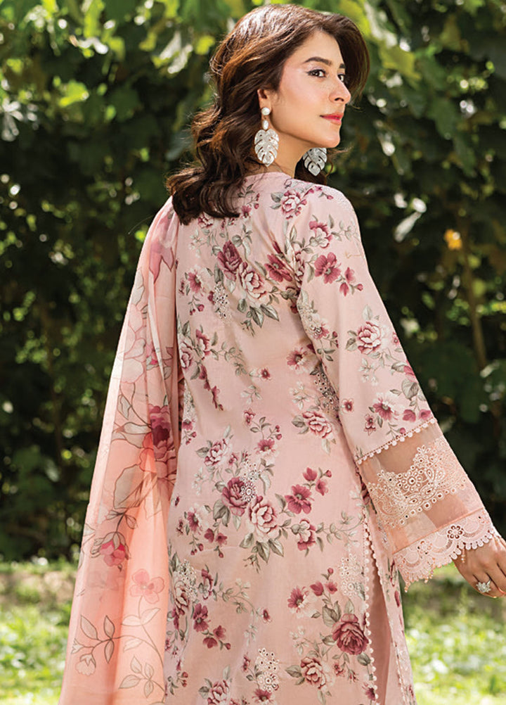 Koel by Humdum Chikankari Lawn Suits Unstitched 3 Piece HD25KC D-10 - Summer Collection