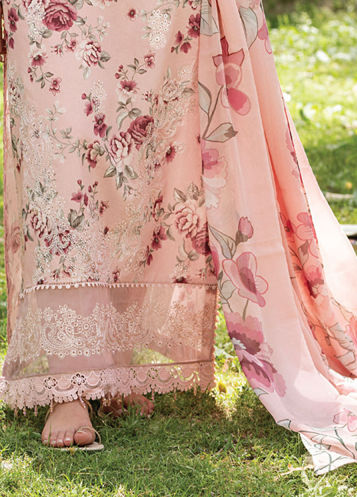 Koel by Humdum Chikankari Lawn Suits Unstitched 3 Piece HD25KC D-10 - Summer Collection