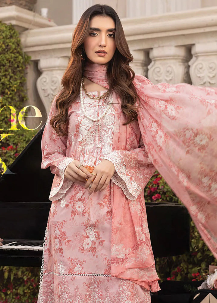 Komal by Lakhany Printed Lawn Suit Unstitched 3 Piece LSM25K LG-MM-0252 - Summer Collection