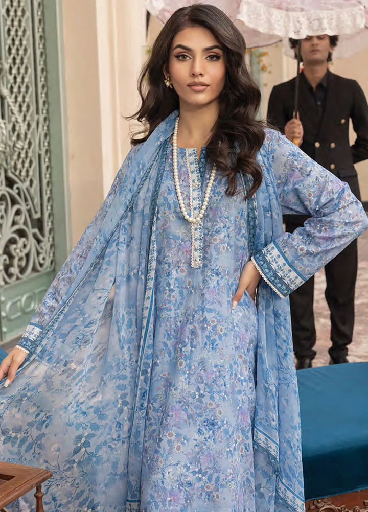 Komal by Lakhany Printed Lawn Suit Unstitched 3 Piece LSM25K LG-MM-0303 - Summer Collection