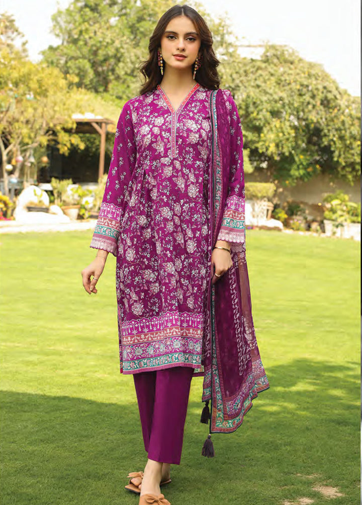Komal Prints By Lakhany Printed Lawn Suits Unstitched 3 Piece LSM24KP LG-IZ-0147-B - Summer Collection