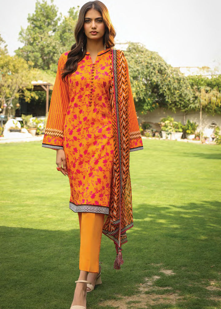Komal Prints By Lakhany Printed Lawn Suits Unstitched 3 Piece LSM24KP LG-SR-0147-A - Summer Collection