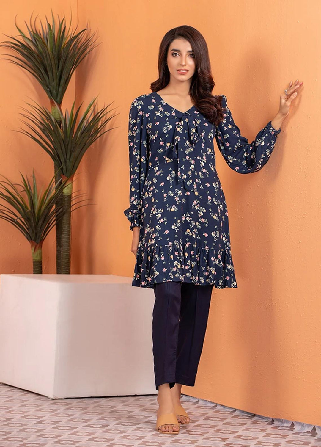 Kotie Casual Pret Printed Linen Shirt FLORA KT50
