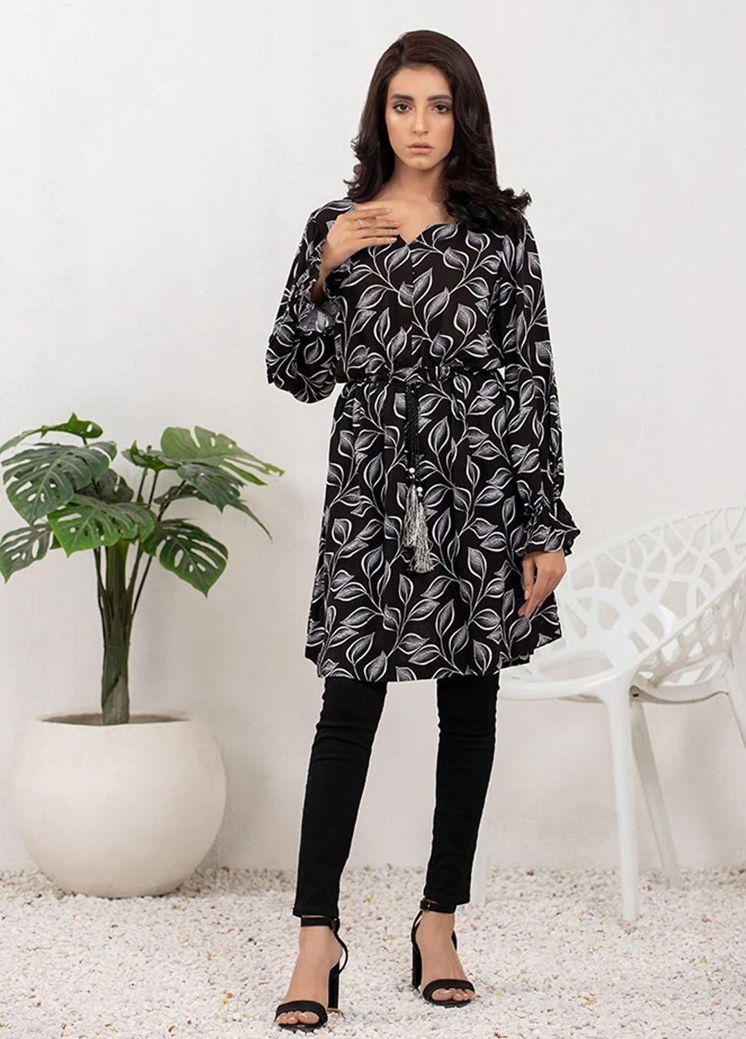 Kotie Pret Casual Linen Shirt KO21LN KT01 Black Sky
