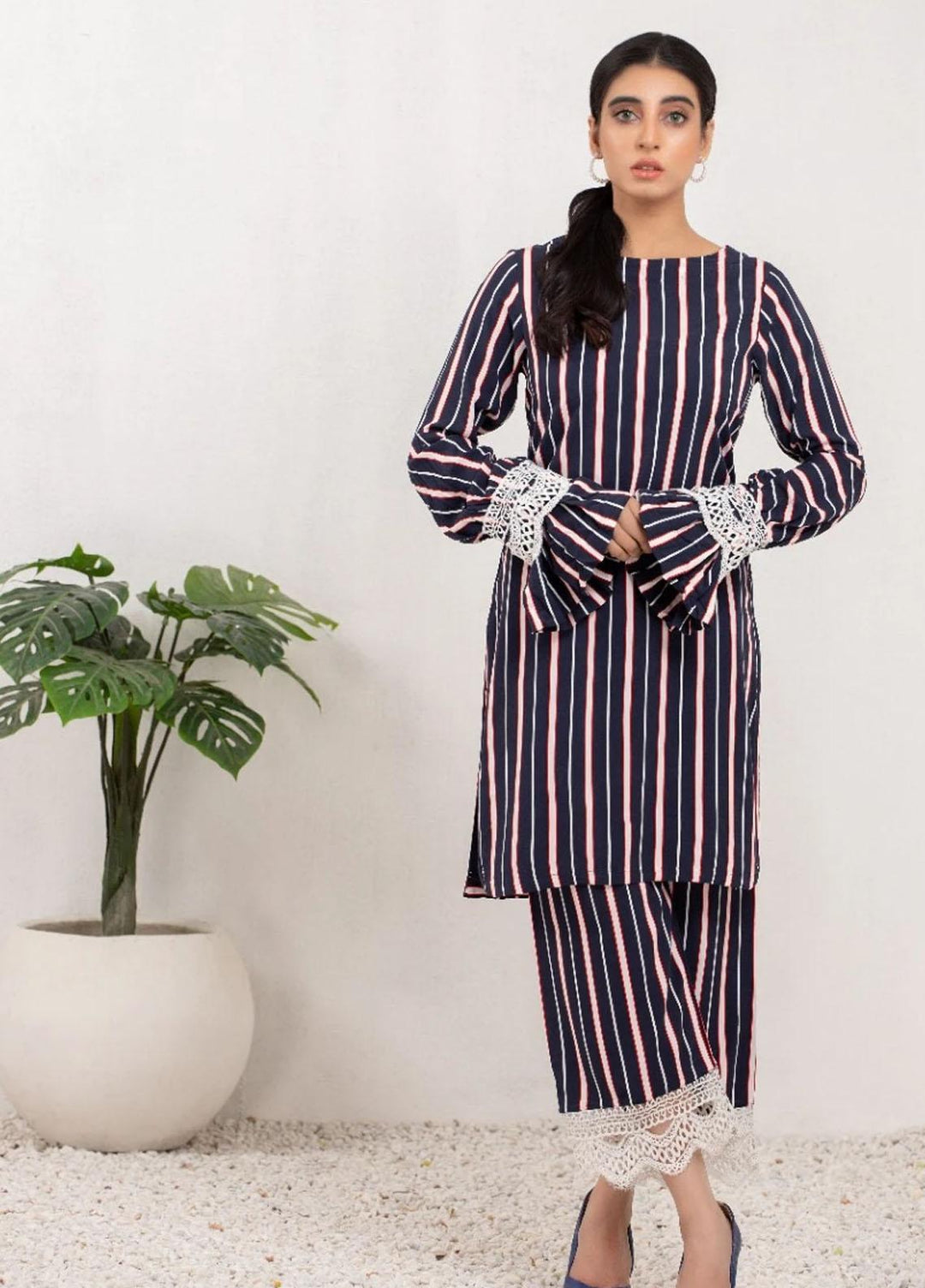 Kotie Pret Casual Linen 2 Piece KO21LN KT20 Stripes