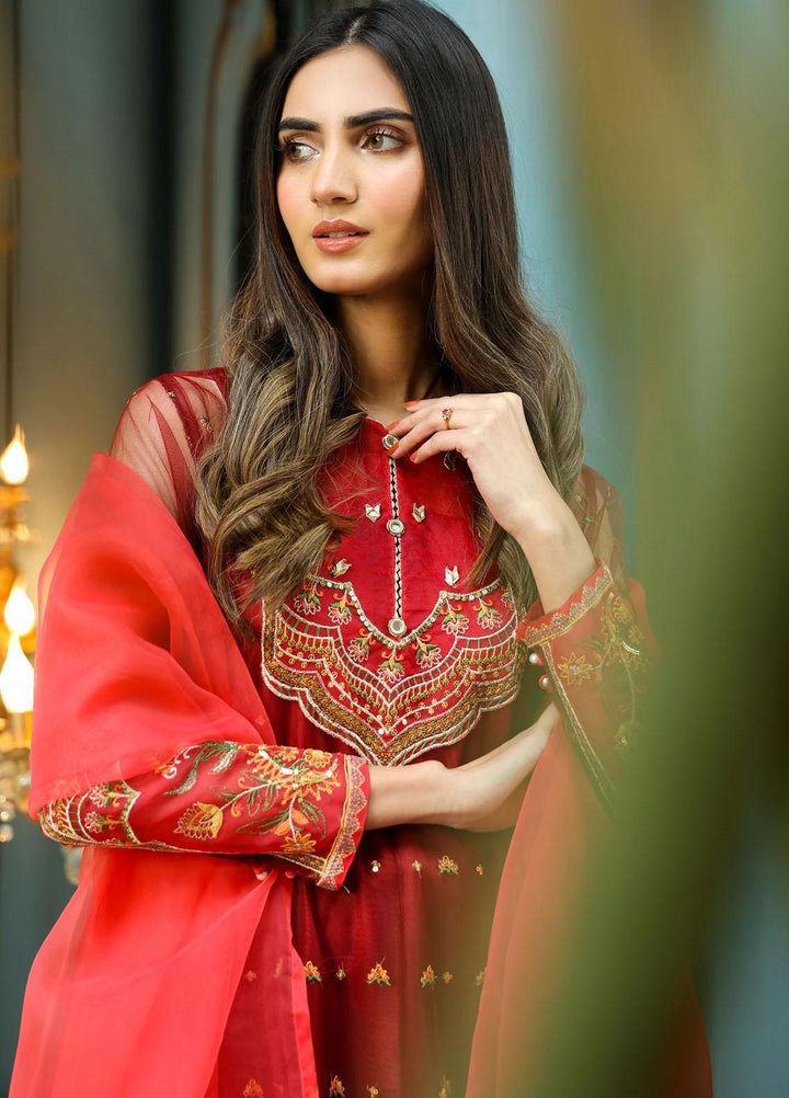 Kross Kulture Luxury Pret  Net 3 Piece Suit KLX-21549