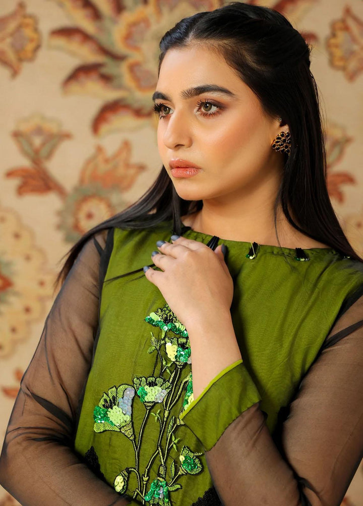 Kross Kulture Luxury Pret  Organza Shirt KX-21523