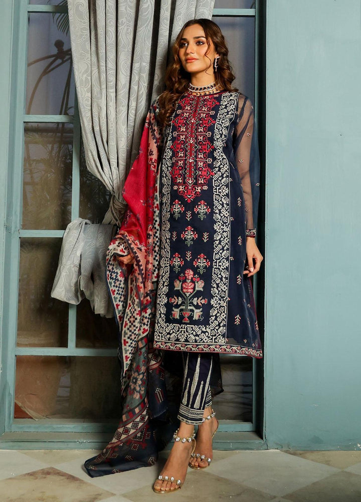 Kross Kulture Luxury Pret  Organza 2 Piece Suit KLX-21533