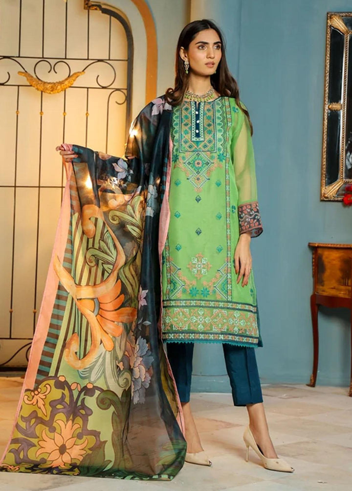 Kross Kulture Pret  Organza 2 Piece Suit KLX-21539