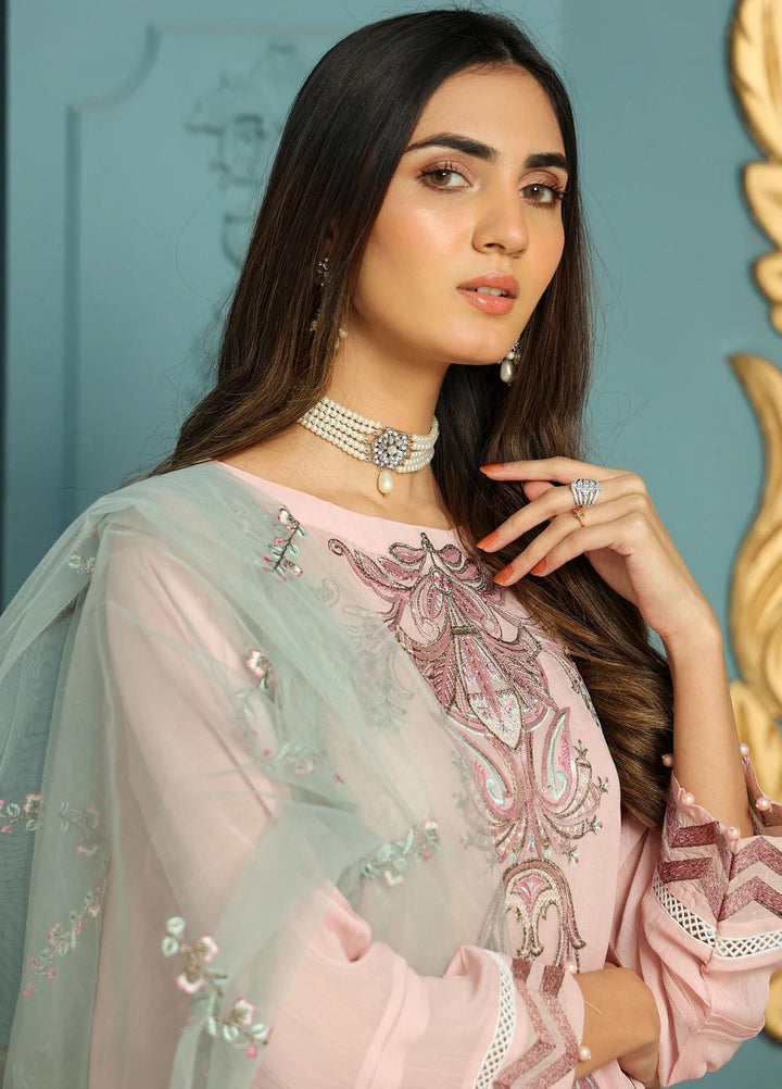 Kross Kulture Luxury Pret  Organza 3 Piece Suit KLX-21542